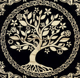 Panza Sacra pentru altar magic - Design Tree of Life Arborele Vietii - Vrajitorie Tarot Wiccani Spiritualitate