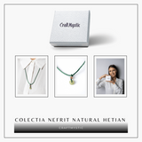 Echilibru si Protectie - Colier cu Nefrit Hetian (Jad Hetian) Natural
