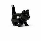 Figurina Pisica din Obsidian Negru – Protectie, Intuitie si Eleganta Mystica