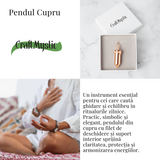 Pendul Cupru Hexagonal cu Filet - Protectie si Claritate Energetica