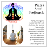Pendul de Radiestezie cu Pietre 7 Chakre - Echilibru Energetic si Claritate