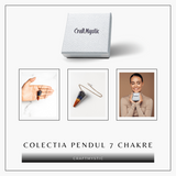 Pendul de Radiestezie cu Pietre 7 Chakre - Echilibru Energetic si Claritate