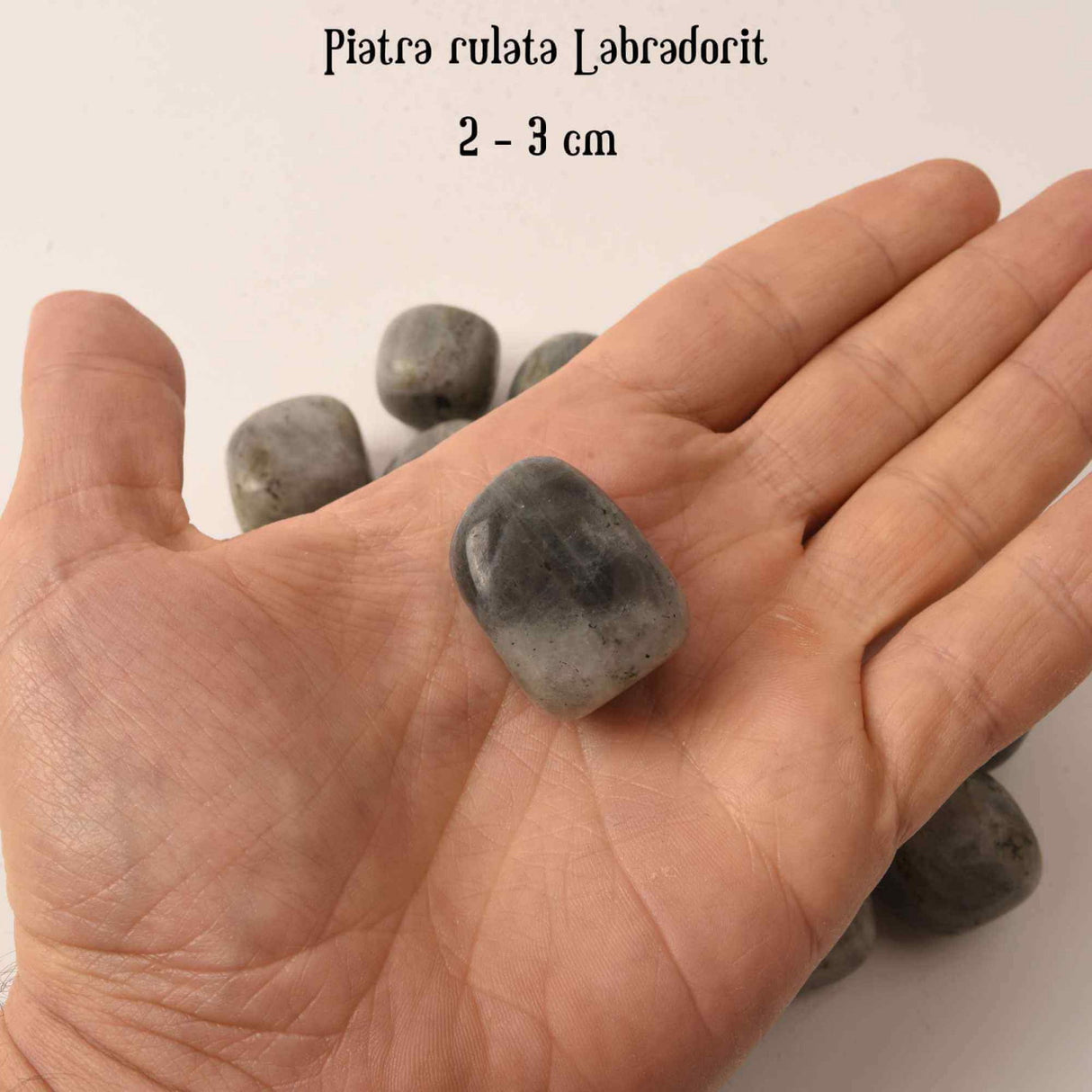 Piatra rulata din Labradorit Natural - Imbunatateste Intuitia, 2-3 cm