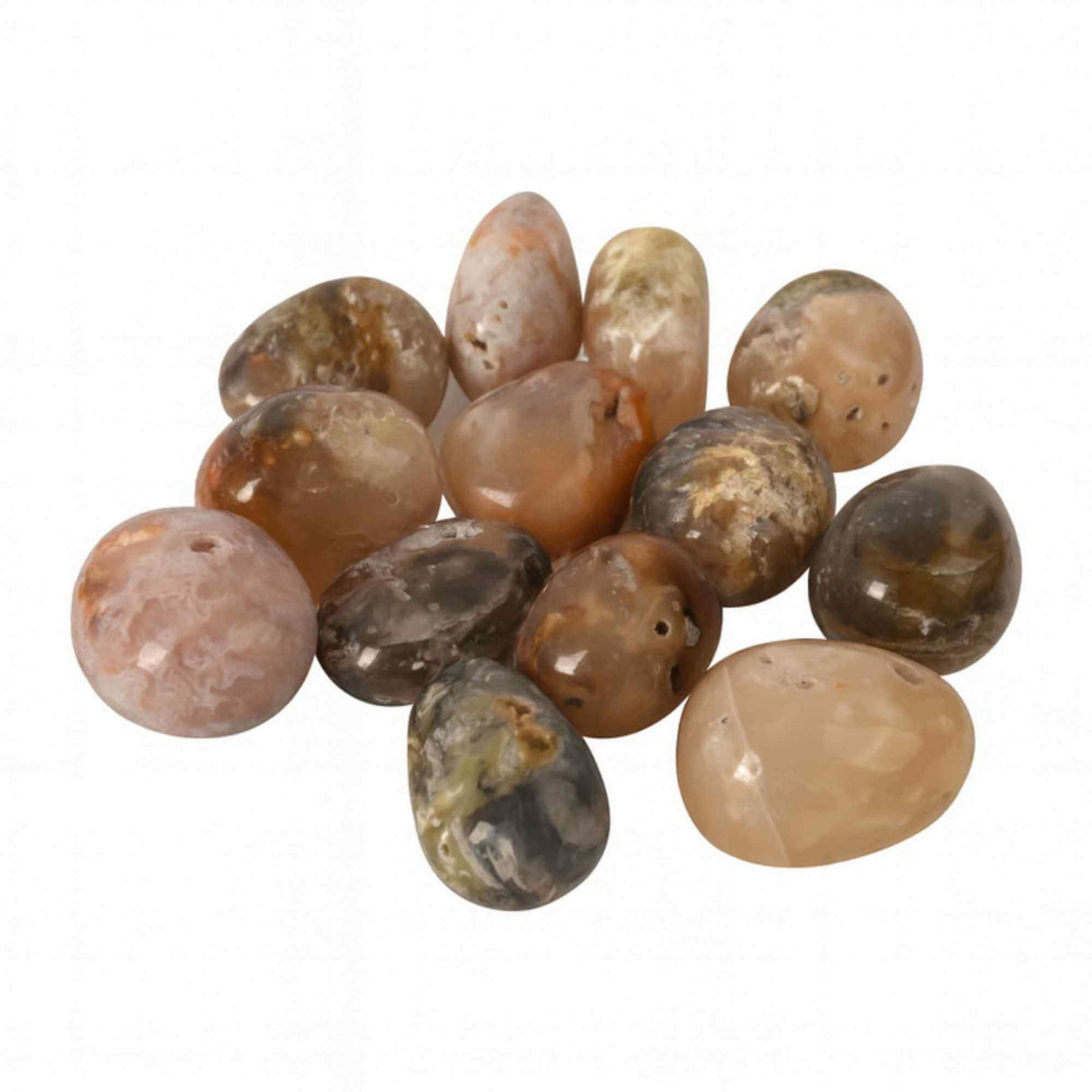 Piatra Naturala Plume Agate din Indonezia – Claritate, Echilibru si Armonie Interioara