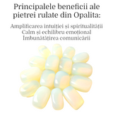 Piatra Opalita Rulata pentru Echilibru și Claritate Mentală 3-4 cm