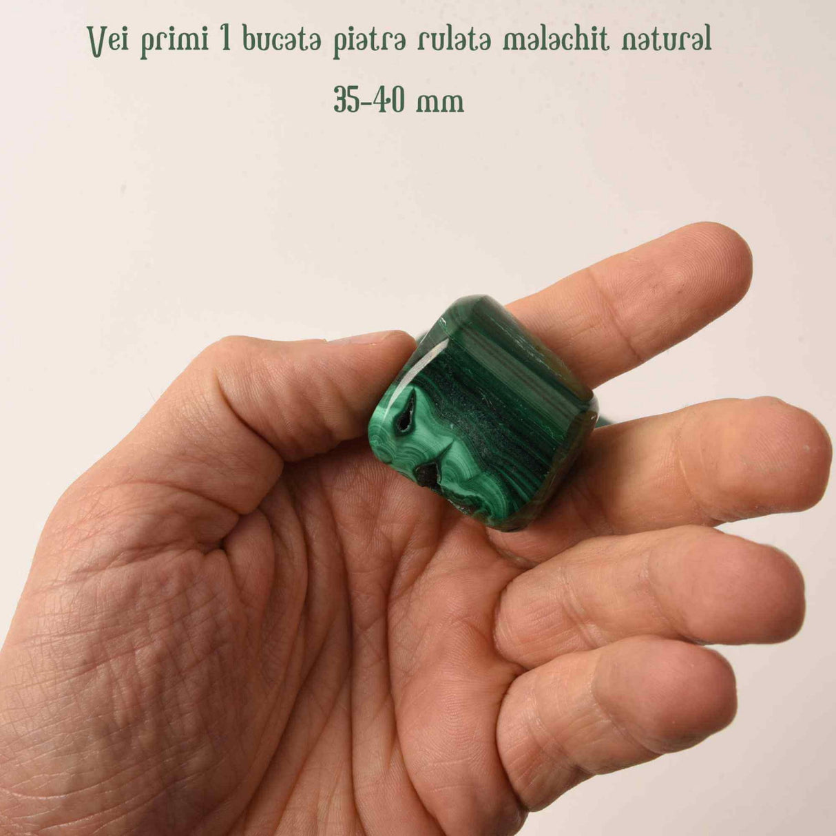 Piatra polisata din Malachit natural