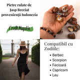 Piatra rulata Jasp breciat Indonezia - piatra care uneste forta pamantului cu echilibrul interior