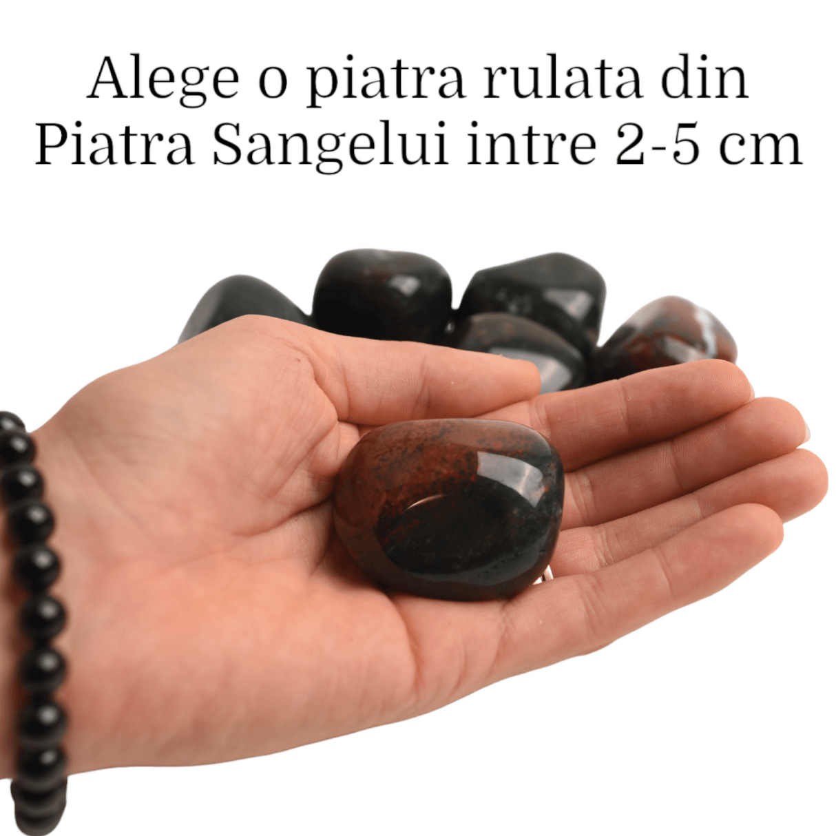 Piatra rulata din Piatra Sangelui natural- Energie și Vitalitate pentru Viața Ta 2-3 cm