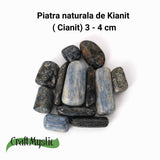 Piatra rulata de Kianit Albastru (Cianit) -Claritate, liniste si a intuitie profunda