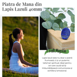 Piatra de Deget Terapeutica Lapis Lazuli 4 cm - Claritate si Liniste