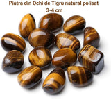 Piatra din Ochi de Tigru Rulat 3-4 cm Ideale pentru Reiki si Vindecare Energetica