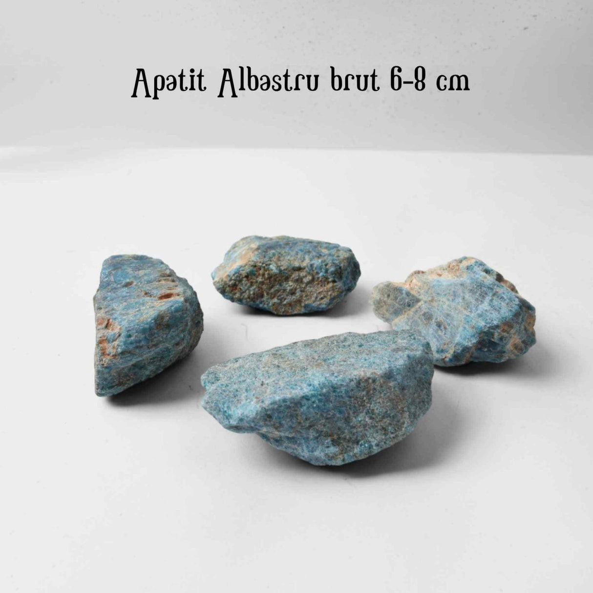 Piatra Bruta Naturala din Apatit Albastru - Diferite Dimensiuni