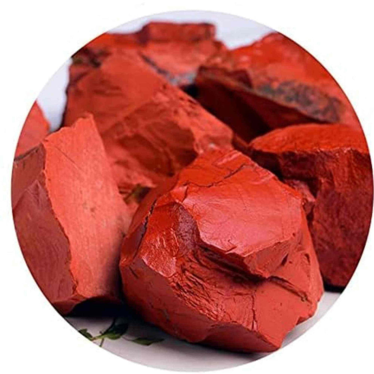 Piatra Bruta Naturala Jasp Rosu - Energie Pozitiva si Echilibru Emotional, Dimensiuni 4-5 cm