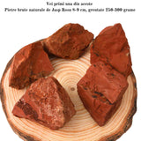 Piatra Bruta Naturala Jasp Rosu - Energie Pozitiva si Echilibru Emotional, Dimensiuni 4-5 cm