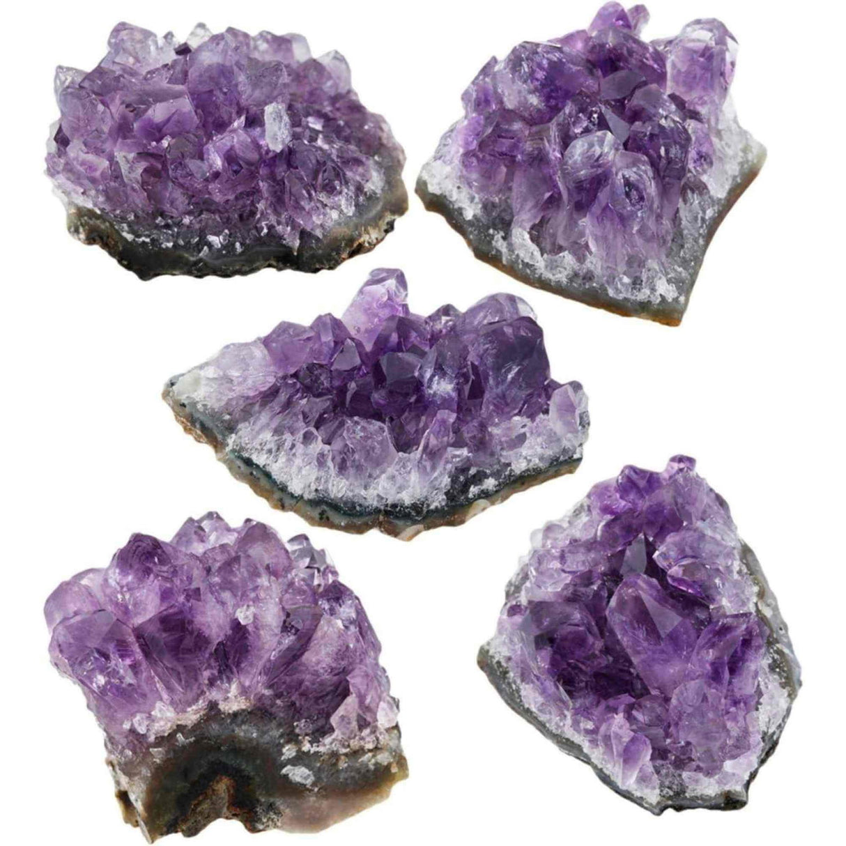 Cluster Ametist Natural din Uruguay, Cristal Unic pentru Meditatie si Echilibrare Energetica, Dimensiuni 5 cm