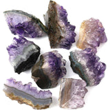 Cluster Ametist Natural din Uruguay, Cristal Unic pentru Meditatie si Echilibrare Energetica, Dimensiuni 5 cm