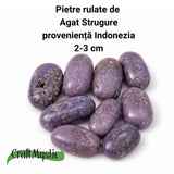 Pietra rulata de Agat Strugure din Indonezia - Calm interior si armonie blanda