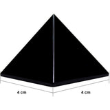 Piramida cristal negru obsidian din piatra semipretioasa naturala 4 cm – pentru protectie, integritate si energie pozitiva