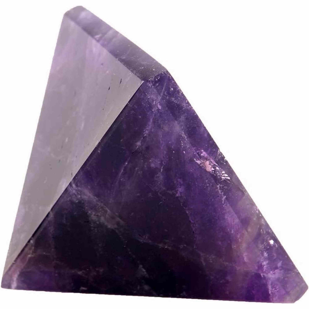 Piramida de Ametist Naturala de 4 cm - Cristal Reiki pentru Vindecare Chakra - Piatra semipretioasa de Calitate Superioara pentru Devierea Radiatiilor - Decor pentru Acasa si Cadou pentru Artizanat