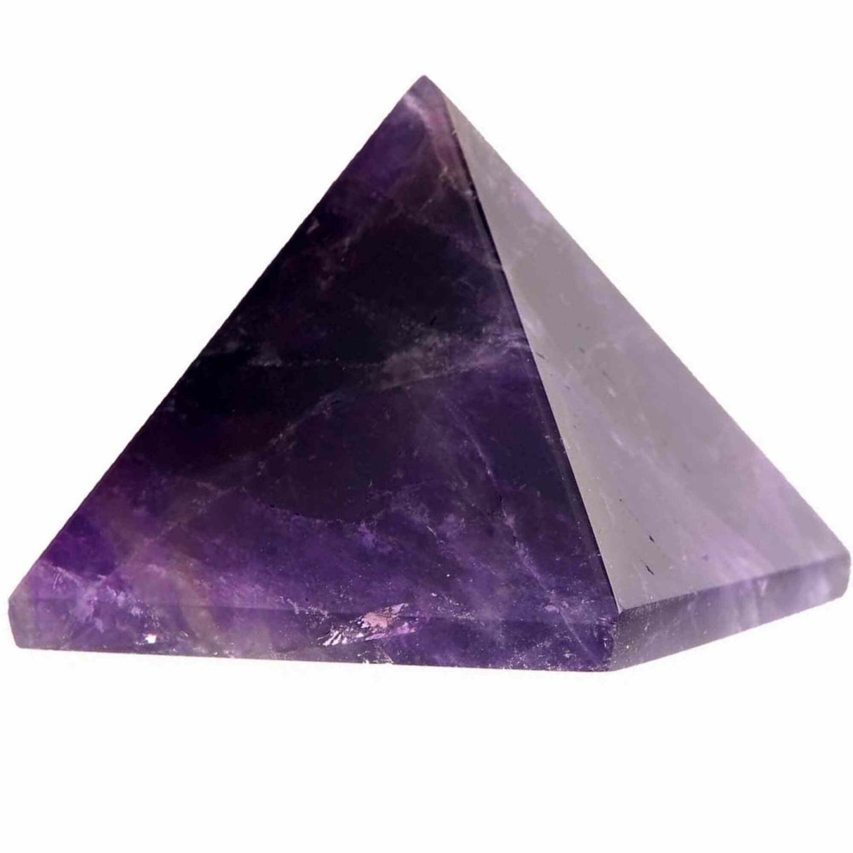 Piramida de Ametist Naturala de 4 cm - Cristal Reiki pentru Vindecare Chakra - Piatra semipretioasa de Calitate Superioara pentru Devierea Radiatiilor - Decor pentru Acasa si Cadou pentru Artizanat