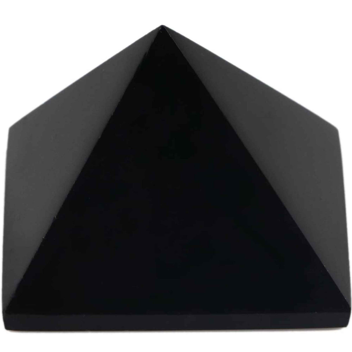 Obsidian Negru in forma de piramida 8 cm - India