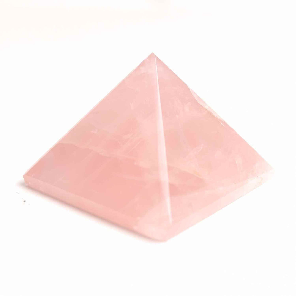 Piramida Cuart Roz Brut Lucrata Manual 5.5x5.5x3 cm - Armonie si Vindecare