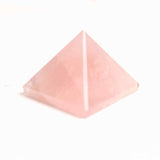Piramida Cuart Roz Brut Lucrata Manual 5.5x5.5x3 cm - Armonie si Vindecare