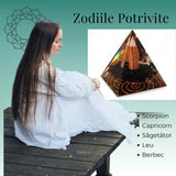 Piramida Orgonic Obsidian 60mm - Protectie, Claritate si Transformare Interioara