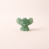 Figurina din aventurin verde, pastratoare de speranta si echilibru interior.