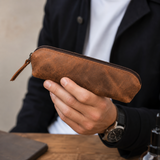Penar din Piele Naturala Dreptunghiular – Organizare Elegantă si Durabilitate Zilnica