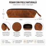 Penar din Piele Naturala Dreptunghiular – Organizare Elegantă si Durabilitate Zilnica