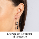Cercei cu Energie de Echilibru si Protectie - Model in 3 Elemente