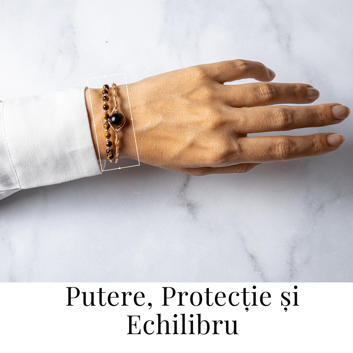 Protectie si Claritate Mentala - Bratara din Ochi de Tigru Natural