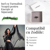 Inel Protectie Totala - Turmalina neagra pentru energie si siguranta