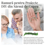 Ramurica Creativă DIY cu Pietre Naturale de Aventurin Verde (9 Pietricele)