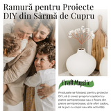 Ramurica DIY din Pietre Naturale Cuart Transparent (9 Pietricele)