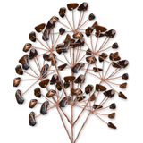 Ramurica Decorativă DIY cu Pietre Naturale Ochi de Tigru (9 Pietricele)