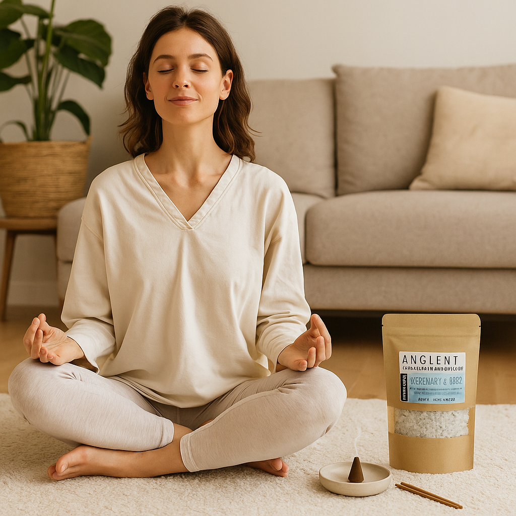 Sare de baie Himalaya 500g - Energizare cu Lamaie, Ghimbir si Portocala