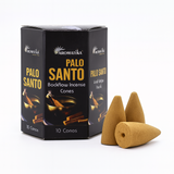10 Conuri Aromatika Backflow Incense – Palo Santo