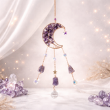 Ornament decorativ cu ametist – semiluna pentru armonia spatiului