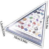 Mini Set 36 de cristale si pietre semipretioase de colectie din intreaga lume – cadou educational pentru copii, geologie, pietre minerale