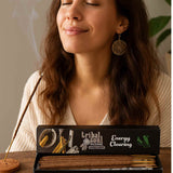 Betisoare parfumate Tribal Soul Energy Clearing + suport ceramic – purificare energetica si pregatire pentru meditatie