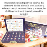 Calendar Advent cu Pietre Naturale - Bucurie si Magie de Craciun