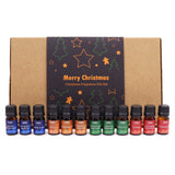 Set uleiuri parfumate Craciun - Holy Scents (12 x 5 ml) + 2 pipete, Made in UK