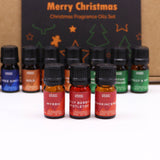 Set uleiuri parfumate Craciun - Holy Scents (12 x 5 ml) + 2 pipete, Made in UK