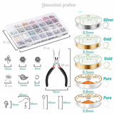 Set de Confectionare Bijuterii cu 28 de tipuri de Cristale Kitul Perfect pentru Copii si Pasionatii de Handmade