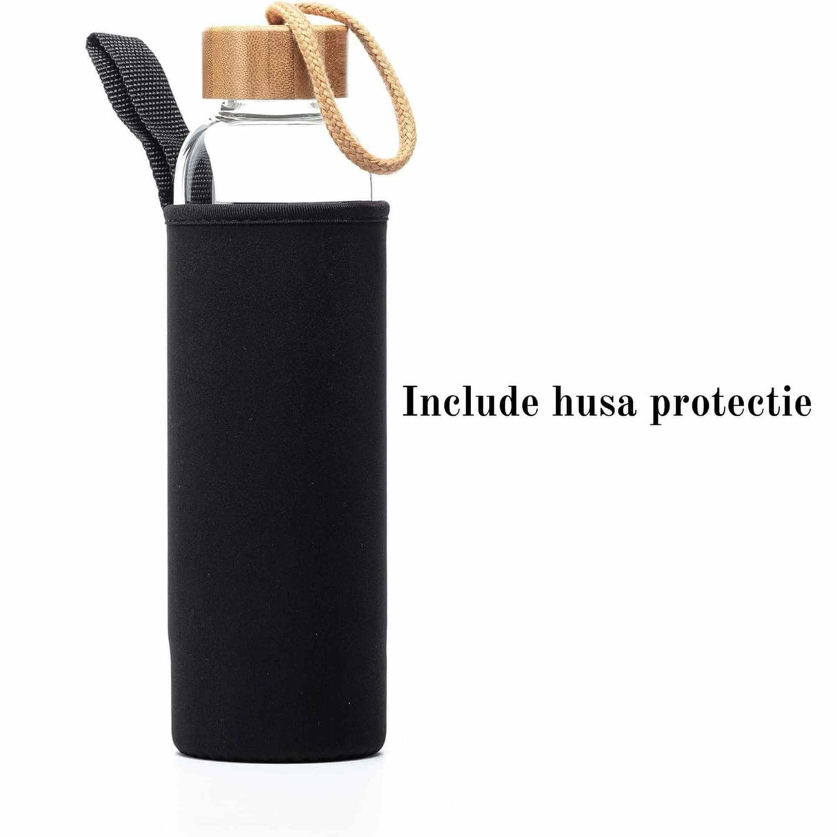 Sticla fara cristal BAMBUS