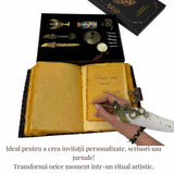 Set Stilou Pana cu Accesorii – Scris Artistic, Sigilii si Cadou Premium