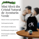 Sfera din Aventurin Verde Natural, 1 buc, 30-35 mm - Piatra Semipretioasa pentru Cadouri si Armonie