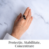 Inelul protectiei - Dublu Onix negru pentru echilibru si siguranta